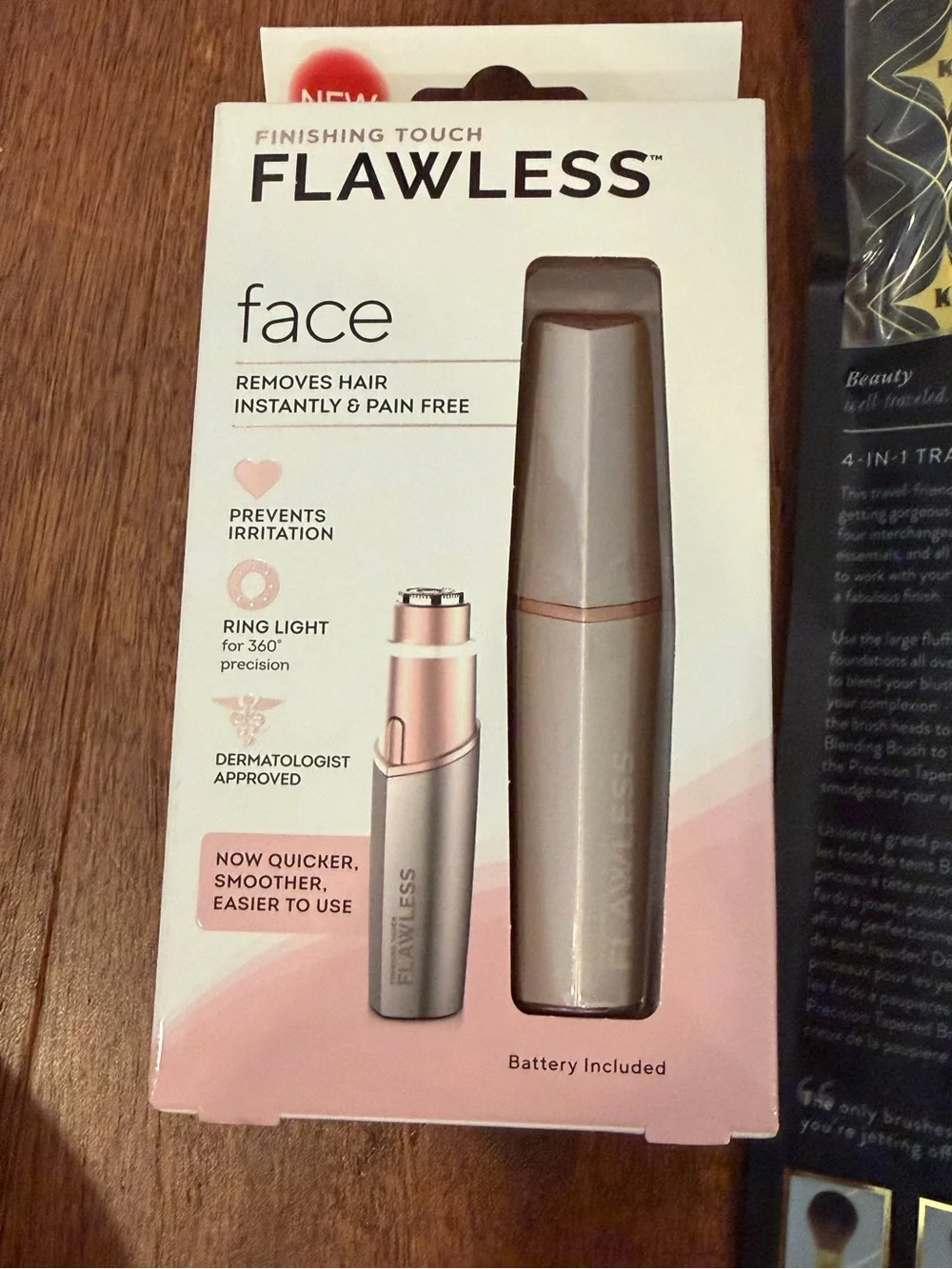 Laura Geller Powder Foundation,Travel Makeup Brush, flawless face hair removal